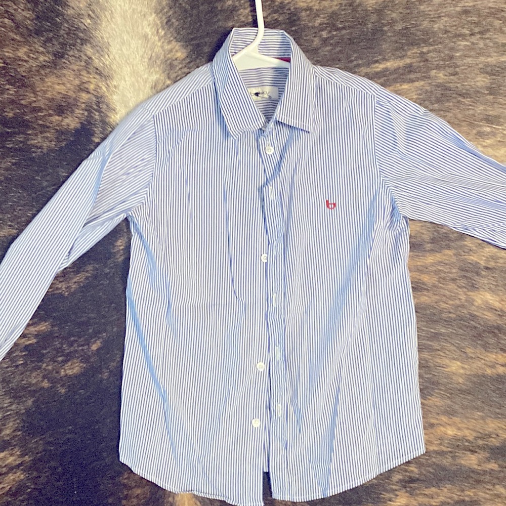 Authentic NWOT Byblos boys button down shirt size 8Y
